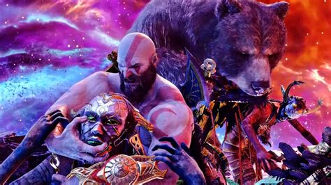 Kratos E Atreus Vs Hrist E Mist Boss Fight Scene K God Of War