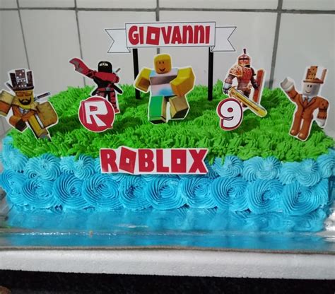 Bolo Roblox 60 Modelos Divertidos Para A Sua Festa