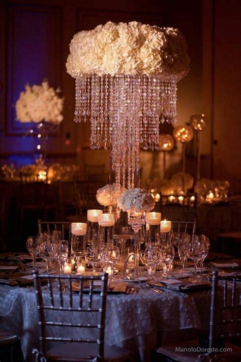 Chandelierwedding Centerpiece For Tablechandelier Centerpieces