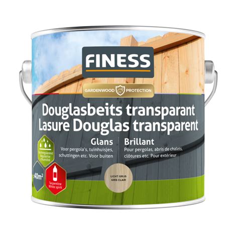 Finess Douglas Beits Transparant Licht Grijs Liter Bullstore Nl