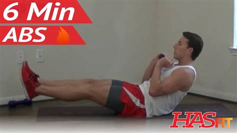 6 Minute Abs Burnout Hasfit Abs Work Out Abdominal Exercises Ab