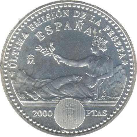 2000 pesetas dernière peseta Espagne Numista