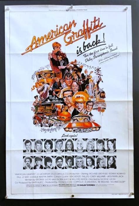 American Graffiti (R1978) – Original One Sheet Movie Poster - Hollywood ...