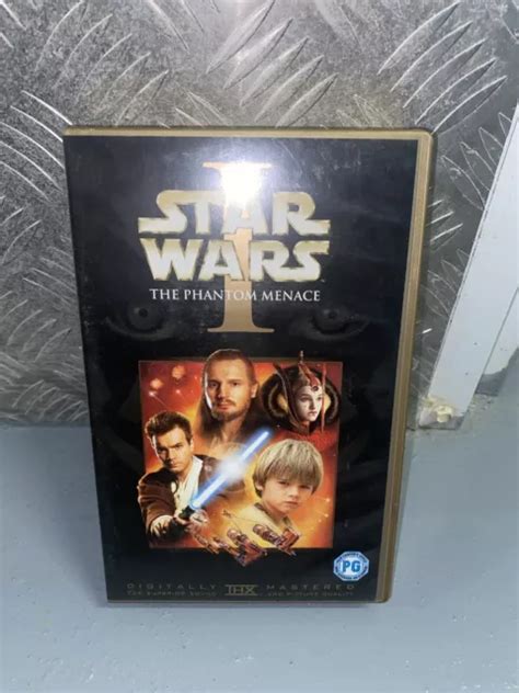 STAR WARS EPISODE 1 The Phantom Menace VHS Cassette Sealed 14 99