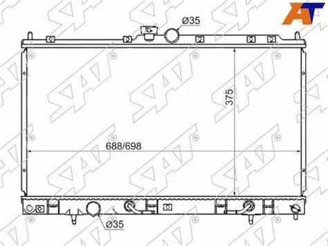 Купить Радиатор Mitsubishi Lancer Cedia CS A 00 03 Mitsubishi Lancer