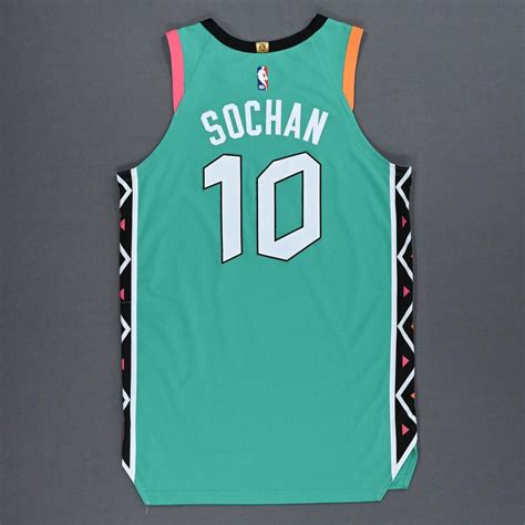 Jeremy Sochan San Antonio Spurs Game Worn City Edition Jersey