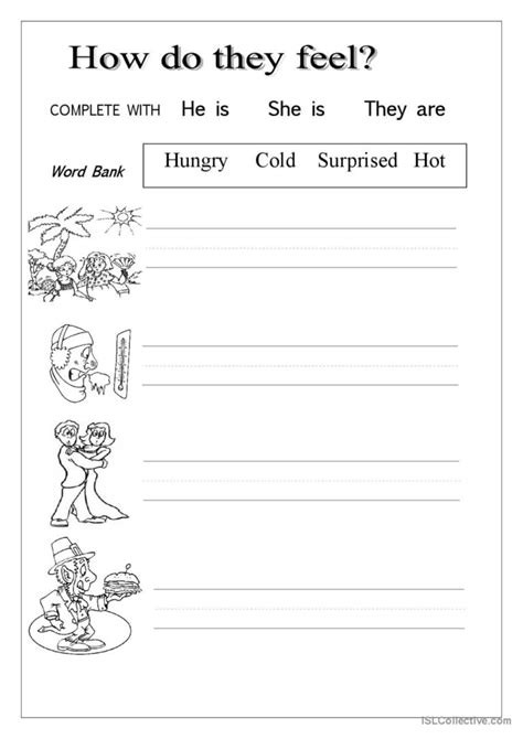 Feelings English Esl Worksheets Pdf And Doc