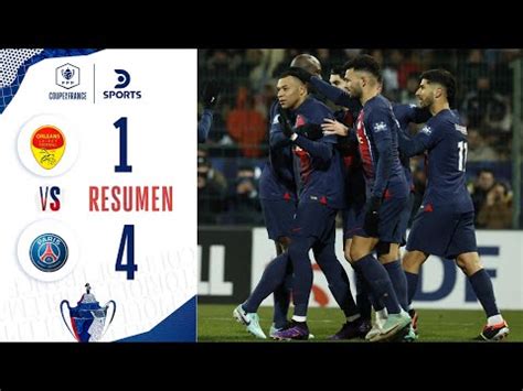 Psg Vs Orl Ans Goles Resumen Incidencias Minuto A Minuto Por