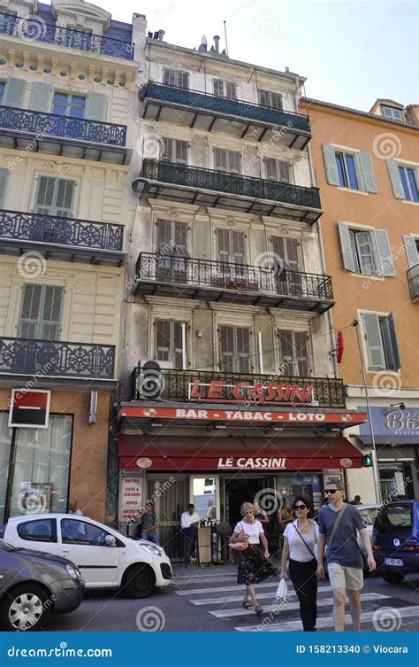 Nice 5th September Historic Buildings From Downtown Of Nice France