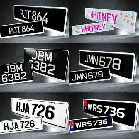 Professional Car Plate Maker In Johor Bahru Car Plate And Acrylic