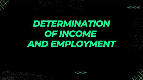 Determination Of Income And Employment Class Mcqs