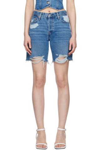 Blue S Denim Shorts By Levi S On Sale