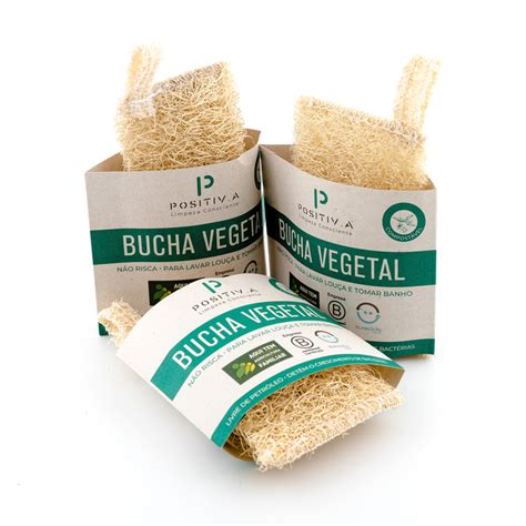 Kit Buchas Esponjas Vegetal Fibra Eco