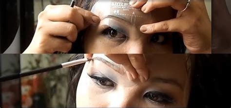 How to Use Eyebrow Stencils « Makeup :: WonderHowTo