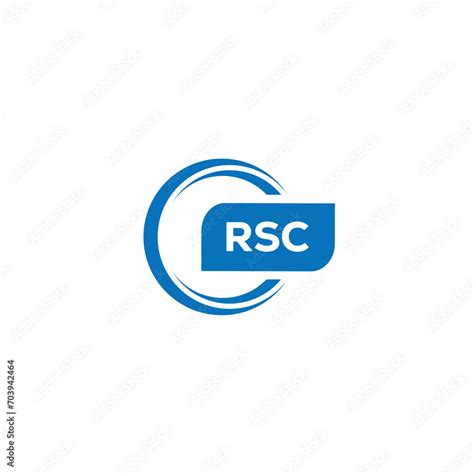 RSC letter design for logo and icon.RSC typography for technology ...