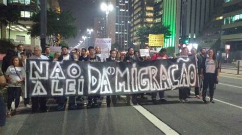 Protesto Da Direita Anti Lei De Migração Incorreu Em Crime Diz