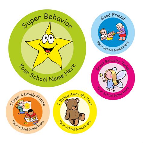 Encourage Good Behavior Stickers | School Stickers for Teachers