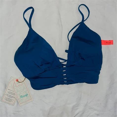 Maaji Swim Maaji Teal Bikini Size L Poshmark