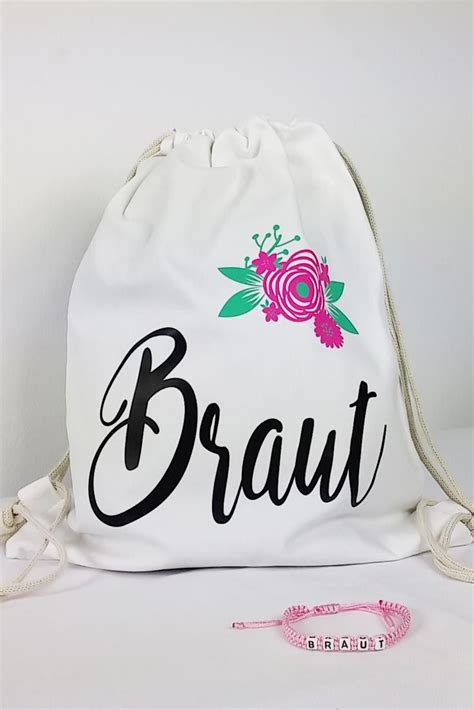 Rucksack Braut Blumen Wei Jga Beutel Braut Beutel