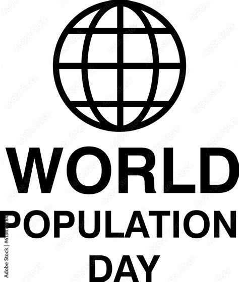 World Population Day Vector Icon Illustration On White Backgroundeps