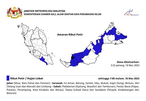 Bernama On Twitter Rt Metmalaysia Amaran Ribut Petir