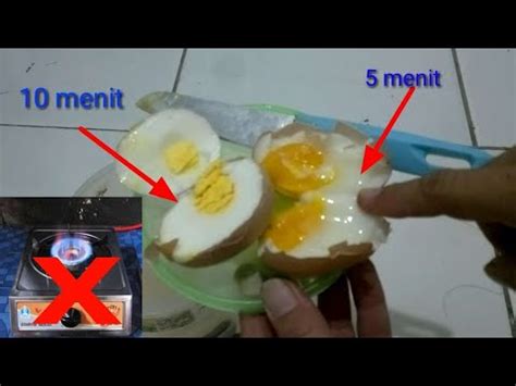 Cara Merebus Telur Tanpa Kompor Dan Api How To Boil Eggs Without A