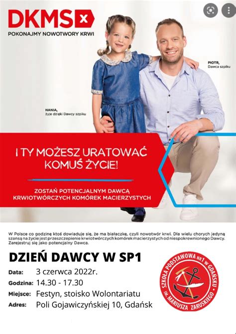 Dzie Dawcy W Sp Szko A Podstawowa Nr Im Mariusza Zaruskiego