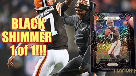 BLACK SHIMMER 2023 Panini Prizm Football 1st Off The Line FOTL 6 Box