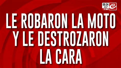 Le Robaron La Moto Y Le Destrozaron La Cara A Culatazos Youtube