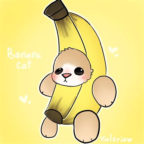 Banana Cat D Dibujos Dibujos De Frutas Dibujos Creativos