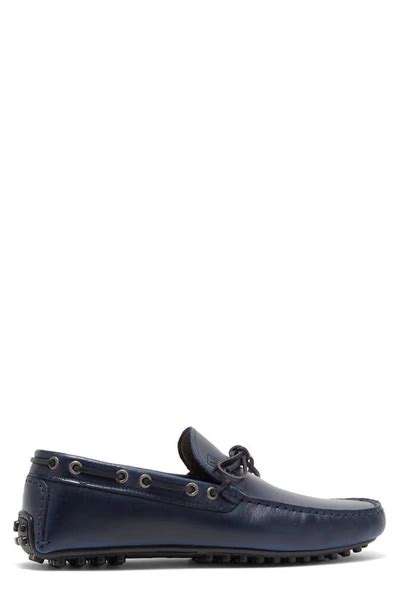 Bruno Magli Tino Suede Penny Loafer In Navy Modesens