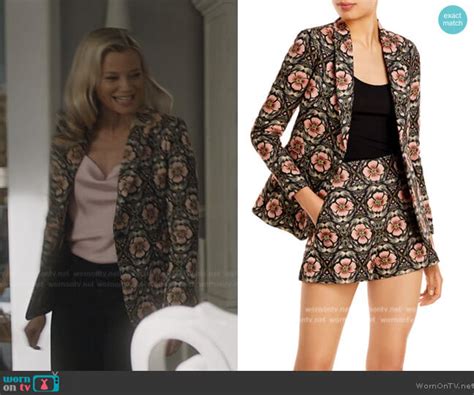 Wornontv Barbaras Floral Print Blazer On Stargirl Amy Smart Clothes And Wardrobe From Tv