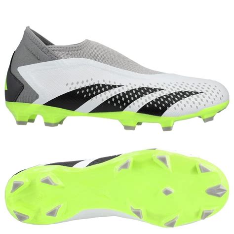 Adidas Predator Accuracy Laceless Fg Crazyrush Wei Schwarz Lucid