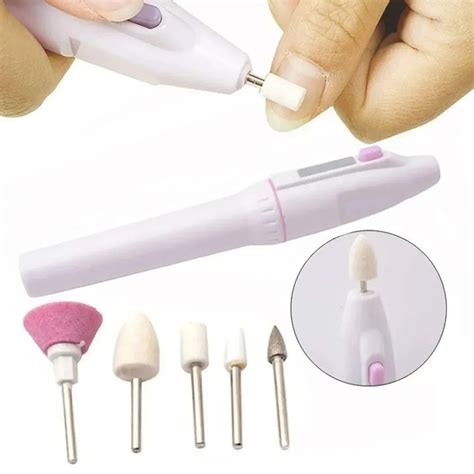 Kit Aparelho Lixa Unha Manicure Pedicure Portátil Elétrico Profissional