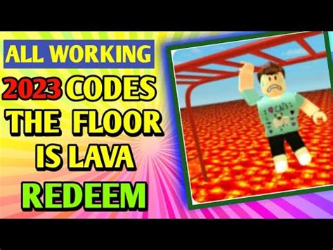 All New The Floor Is Lava Codes Codes For The Floor Is Lava