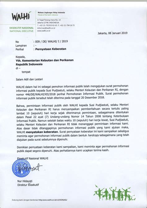 Contoh Surat Permohonan Izin Lingkungan Hidup Surat Permohonan