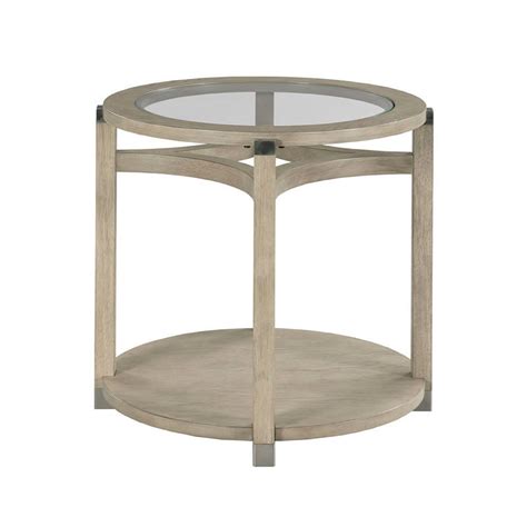 Solstice Round Occasional Table Set Hammary Furniture Cart