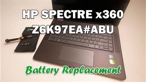 HP Spectre Battery Replacement *HOW TO GUIDE* in English - YouTube