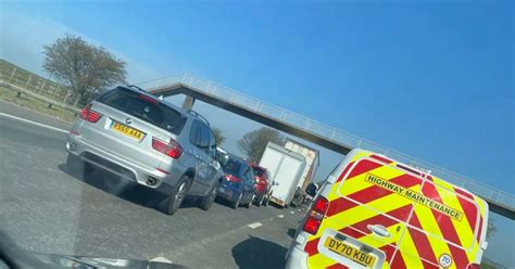 All Traffic Held On M61 Near Chorley Due To Police Incident Lancslive