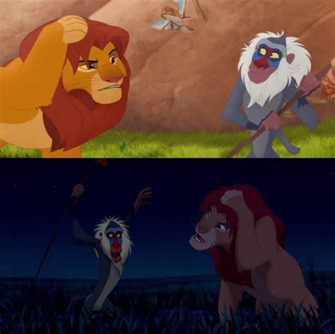 Simba and Rafiki by ScarMurington on DeviantArt