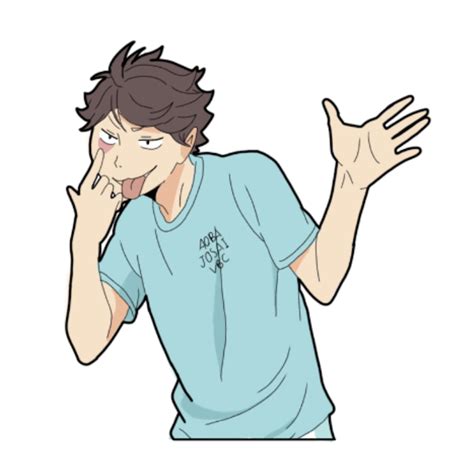 Oikawa Sticker Anime Printables Anime Stickers Kawaii Stickers