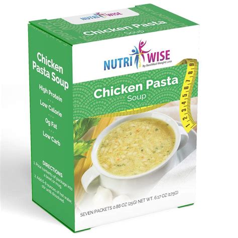 Buy Nutriwise Chicken With Pasta Soup 16g High Protein Healthy Nutritious Diet Soup Low