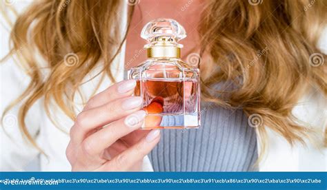 Woman With Bottle Of Perfume Perfume Bottle Woman Spray Aroma Woman