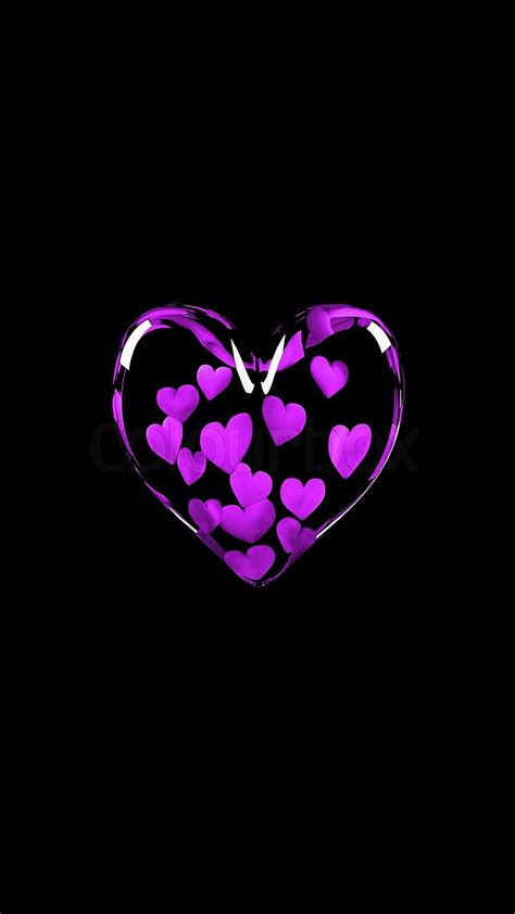 Purple Heart Hd Phone Wallpaper Peakpx