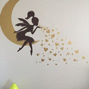 Fairy Wall Decal Fairy Blowing Hearts Fairy Blowing Kisses I Love