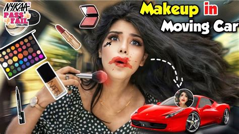 Full Face Of Makeup In A Moving Car 😱🚙 Pass👍🏼 Or Fail👎🏻 Challenge Ft