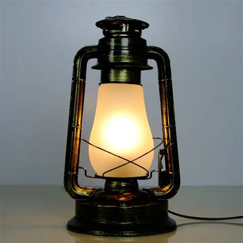 Fashion kerosene, table lamp nostalgic vintage kerosene lamp chinese style lantern old furniture ...