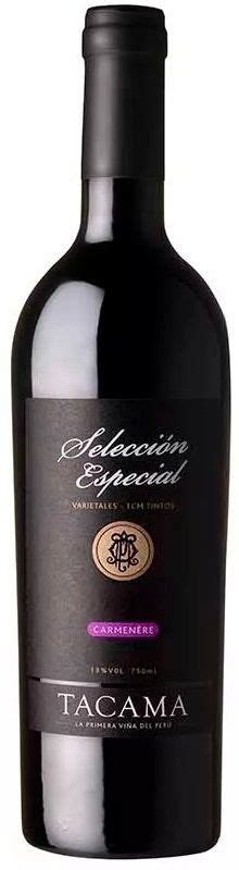 Selección Especial Carménère 2016 Bodegas Tacama La Tinguiña Ica