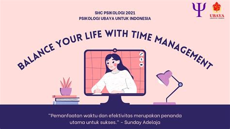 Webinar Psikoedukasi Balance Your Life With Time Management YouTube