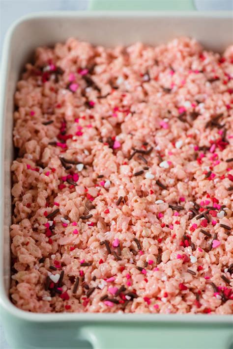 How To Make Pink Rice Krispie Treats Flour On My Fingers